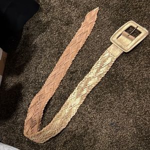Good woven leather belt